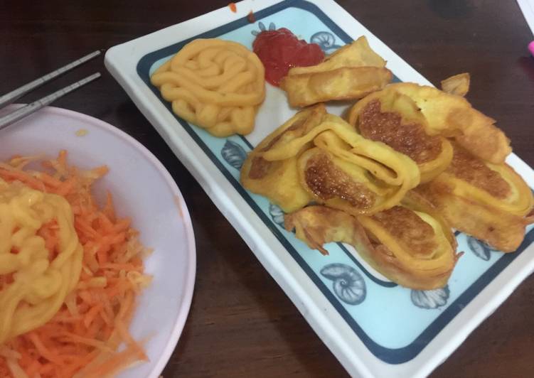 resep Chicken Egg Roll ala Hokben