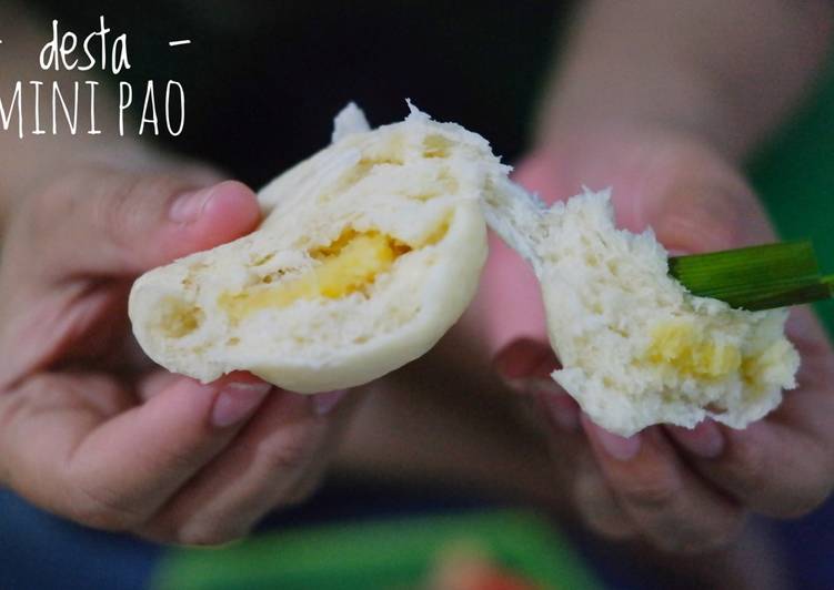 resep masakan Mini Pao isi kacang ijo (ulen tangan)