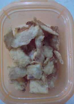 Kripik daging (camilan anak, MPASI)