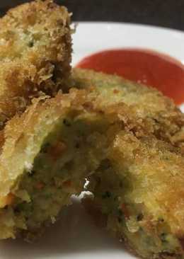 Nugget Tuna Sayur (Wortel-Sawi Hijau-Jamur)