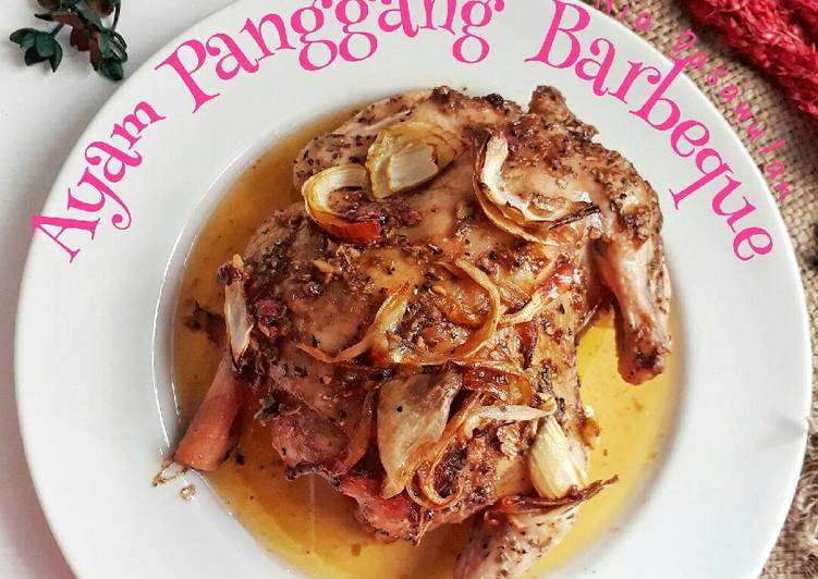 bahan dan cara membuat Ayam Panggang Barbeque