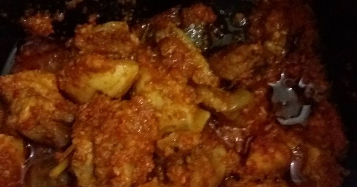 Resep Rica-rica ayam pedas ala elinda arum nirmaya