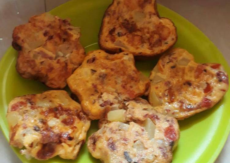 resep masakan Telur Dadar Kentang ala 'Kerak Telor khas Batam'