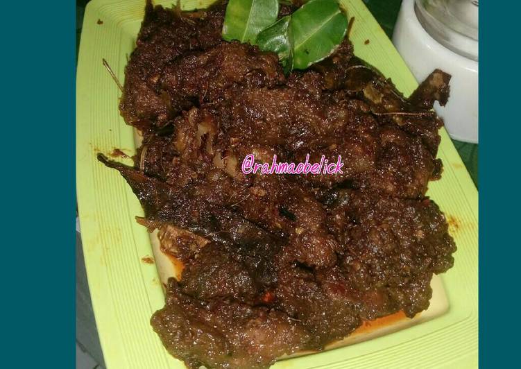 gambar untuk resep Rendang daging sapi (dg keterbatasan santan ??) #KitaBerbagi