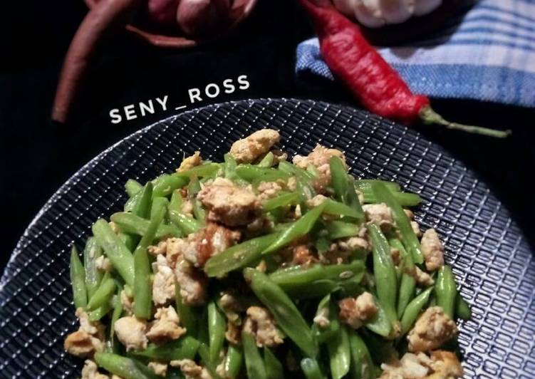 resep Buncis Orak Arik Telor