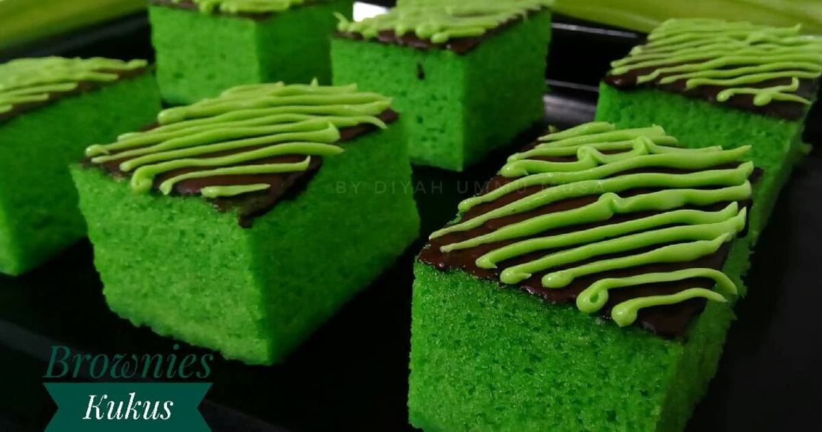 Resep Brownies Kukus Pandan Ny Liem oleh Diyah Kuntari 