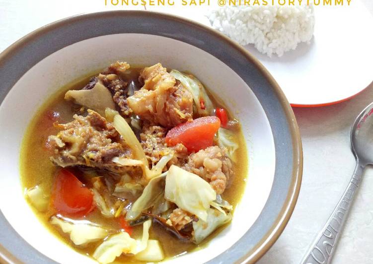 resep lengkap untuk Tongseng tetelan sapi