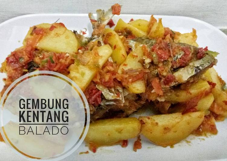 cara membuat Gembung Kentang Balado