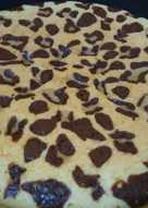 Leopard print japanese cotton cheese cake