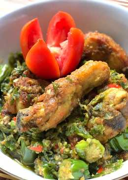 Ayam goreng lado mudo (cabe ijo)