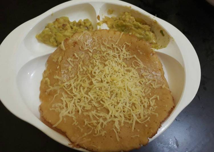 Resep Pancake saus avocado #mpasi10bulan Dari Lidiawati Sakrie