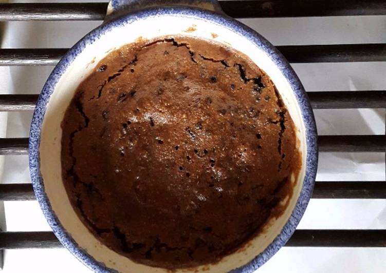 gambar untuk cara membuat Oatmeal choco mug / bowl / mini cake