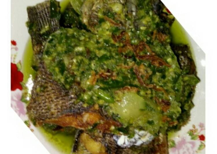 resep Nila goreng cabe hijau