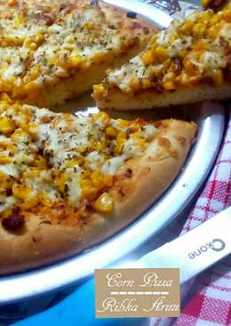 Corn Pizza / Pizza Jagung Kilatt iritt dengan keju Mozarella KW