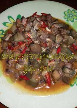 Sambel goreng terong jantung ayam#bikinramadhanberkesan#20