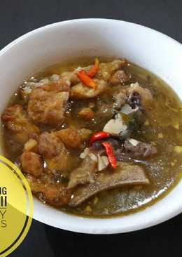 Bakwan goreng daging kuah kaldu sapi #keto