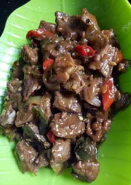 Daging sapi lada hitam