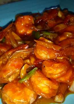 Udang saus mentega