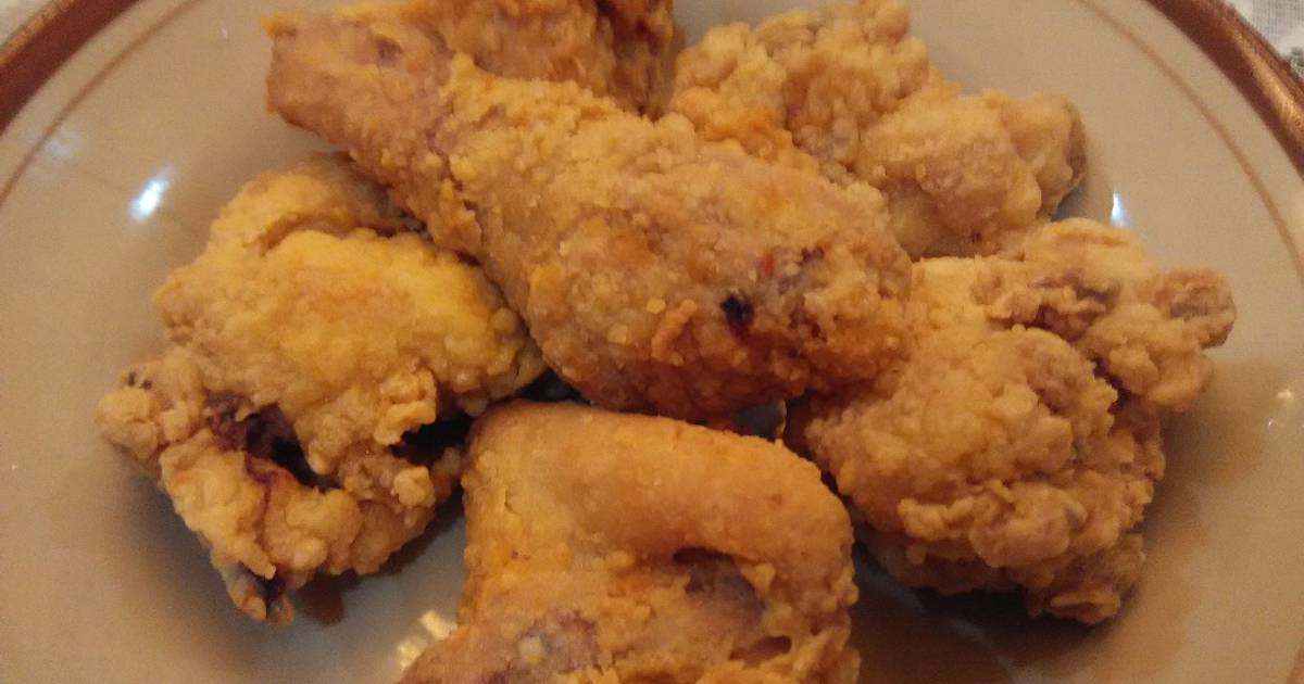 Resep Ayam goreng crunchy (simple banget) ala Titien