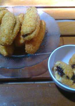 Pisang Goreng Crispy isi Coklat