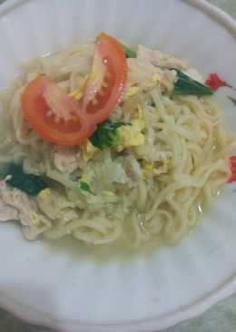 Bakmi jowo rebus (bakmi godhog)