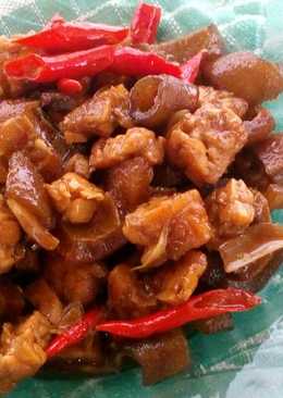 Kikil tempe kecap inggeris