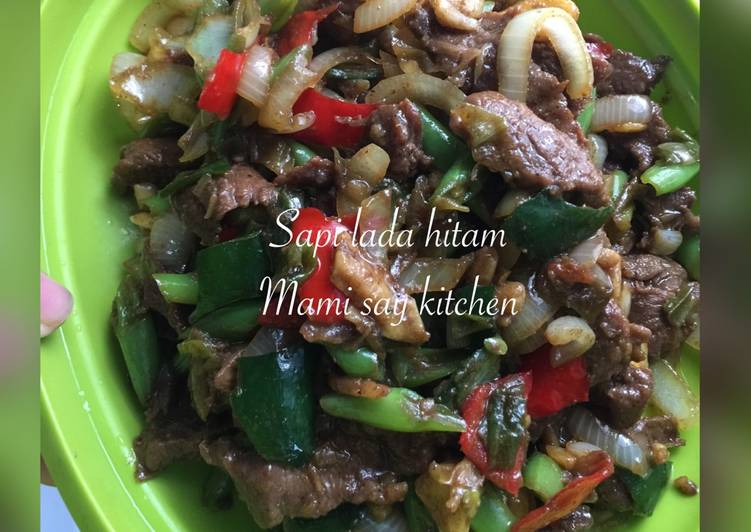 resep lengkap untuk Sapi lada hitam ala ala mamisay kitchen