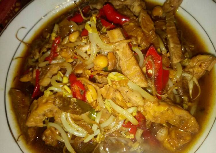 resep lengkap untuk Tumis manis Cambah dan tempe