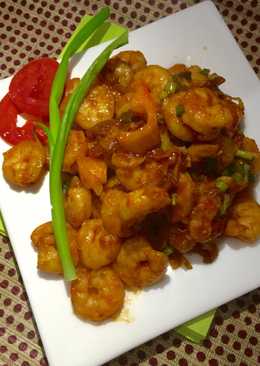 Udang goreng mentega simpel