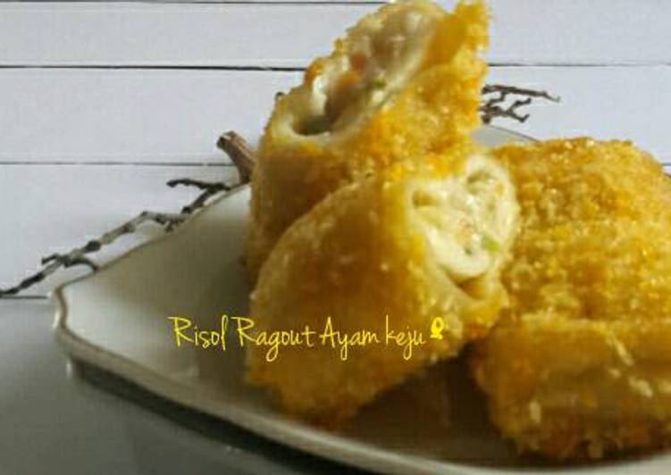 resep masakan Risol Ragout Ayam Keju