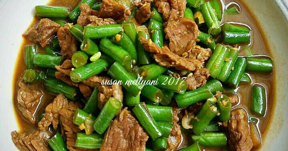 Resep Tumis buncis daging sapi oleh Susan Mellyani Cookpad