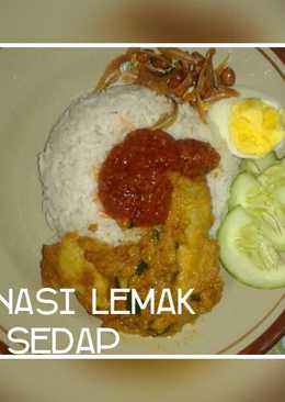 Nasi lemak sedap