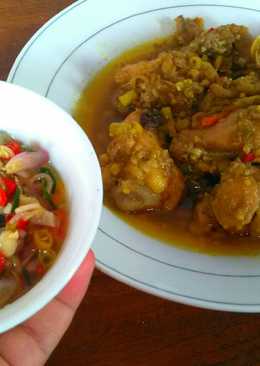 Ayam Betutu + Sambal Matah