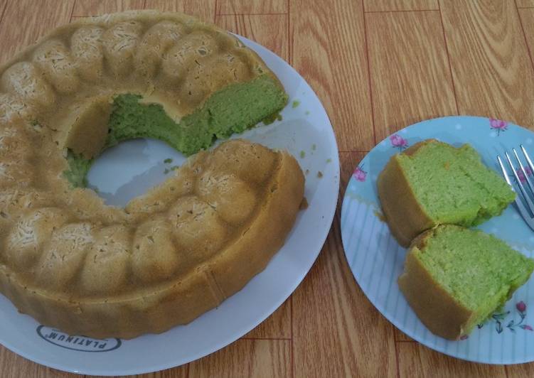 Resep Bolu pandan keju putih telur (cake pandan cheese) Dari Hanny
Cendana