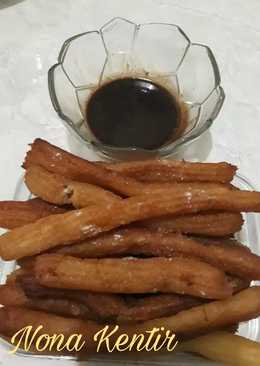 Churros (Donat Spanyol) Saos Cokelat ala Nona Kentir