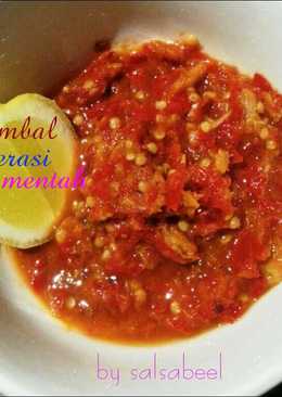  Sambal  mentah  pedas 17 resep Cookpad