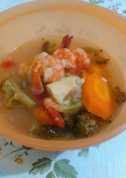 Sup Udang Brokoli (menu balita)