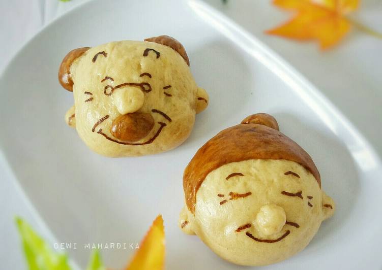 gambar untuk resep Bakpao - Japanese Grandpa Grandma Character