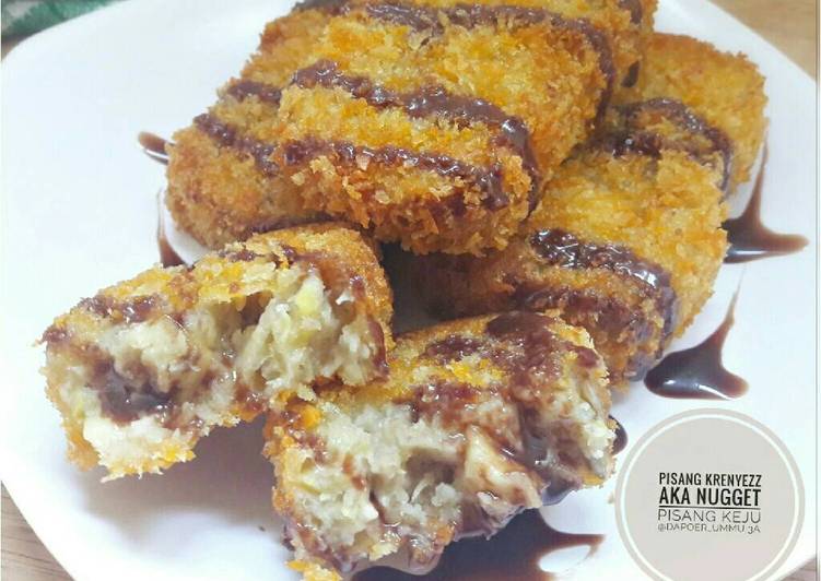 cara membuat Pisang Krenyezz aka Nugget Pisang keju Ala Ummu 3A