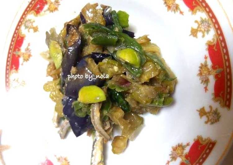 resep Samba Buruak-Buruak/Teri Asin Cabe Ijo