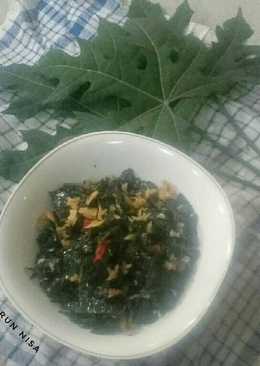 Tumis Daun Pepaya Jepang