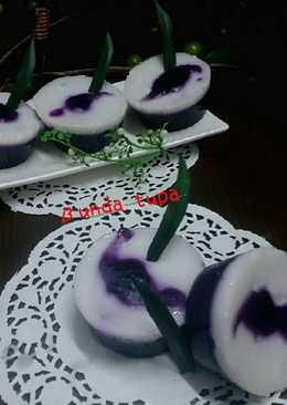 Kue talam ubi ungu
