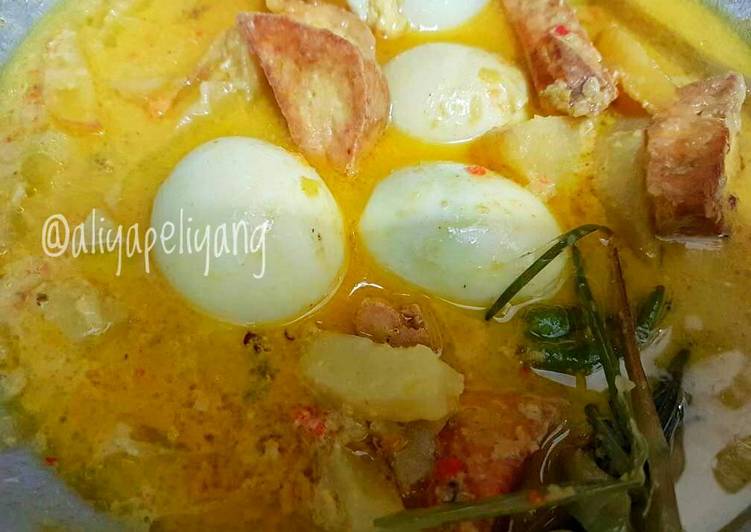 Resep Opor tahu telur kentang