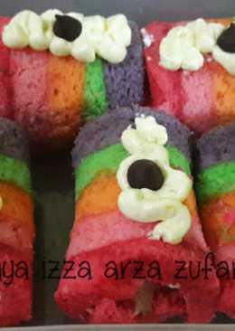 Bolu gulung rainbow mini