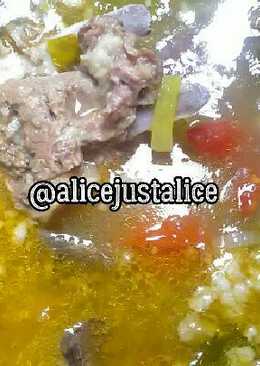 Sop bening tulang kambing #KitaBerbagi