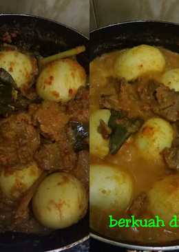 Daging+telur bumbu kalio