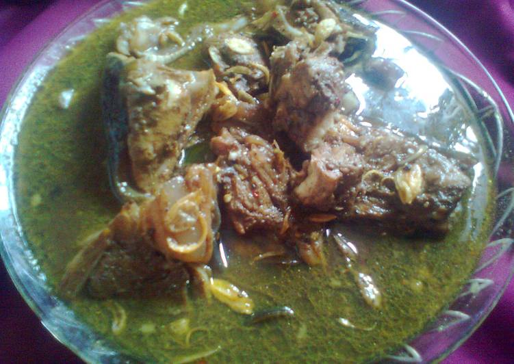 resep makanan Sop Konro Ikan (pallu kaloa)