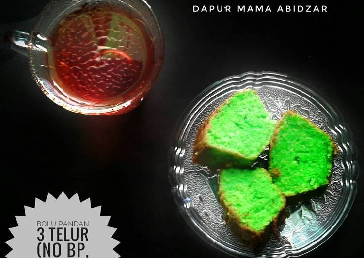 resep Bolu Pandan 3 Telur <No BP, No SP>