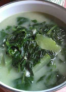 Sayur bobor bayam+jipang