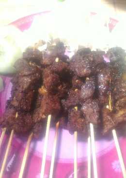 Sate sapi bumbu kacang maknyuss